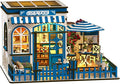 Book Nook Kit for Adults, 3D Wooden Miniature DIY House Craft Kit Book Nook Decor Bookshelf Insert Diorama Birthday Gift