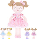 Gloveleya Baby Girl Gift Soft First Baby Doll Plush Doll Floral Pink 16"