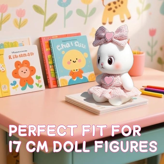 17 cm Doll Clothes - 6.7 Inches Cute Dolls Dress - Premium Fashion Accessories, Luxury Chic Doll Clothes & Style Bundle,Gifts for Lovers(Style E)