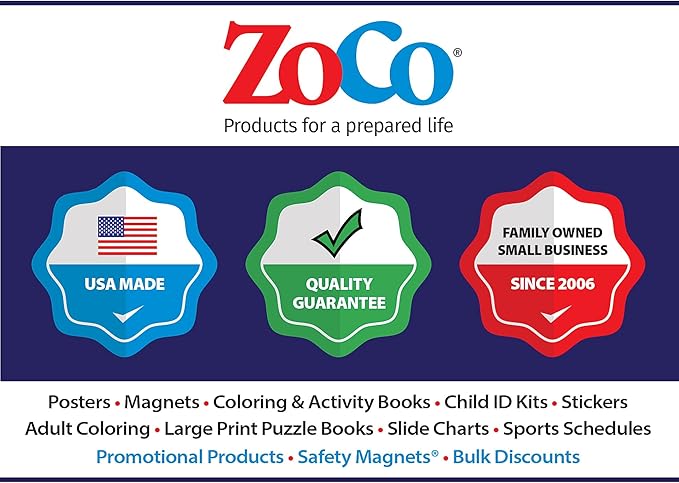 ZOCO – 6 Anger Control Strategies Posters (2-Pack) – Calm Down and Manage Emotions for Toddlers – Classroom Behavior Management for Preschool, Daycare, and Homeschool – Made in USA