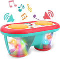 Baby Toys for 6 to 12 Months, Drum Musical Learning Infant Toys Rotating Light Up Toys for 12-18 Months, Tummy Time Toys for Baby 0-3-6-9 Months, Baby Gifts Toys 1 Year Old