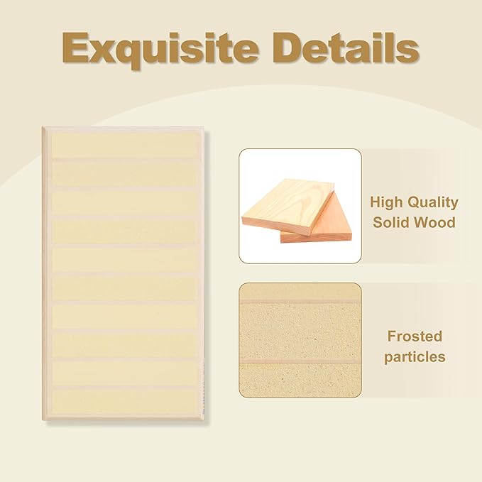 MONTESSORI OUTLET Rough and Smooth Boards for 3-6 Years Montessori Education at School and Home