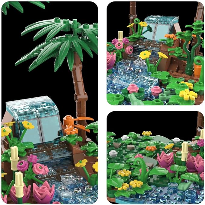 Dinosaur World Brachiosaurus Building Set- Compatible with Lego Sets for Boys 8-14, Jurassic Volcano Era Building, Birthday Gift Set for Boys & Girl (559 Pcs)