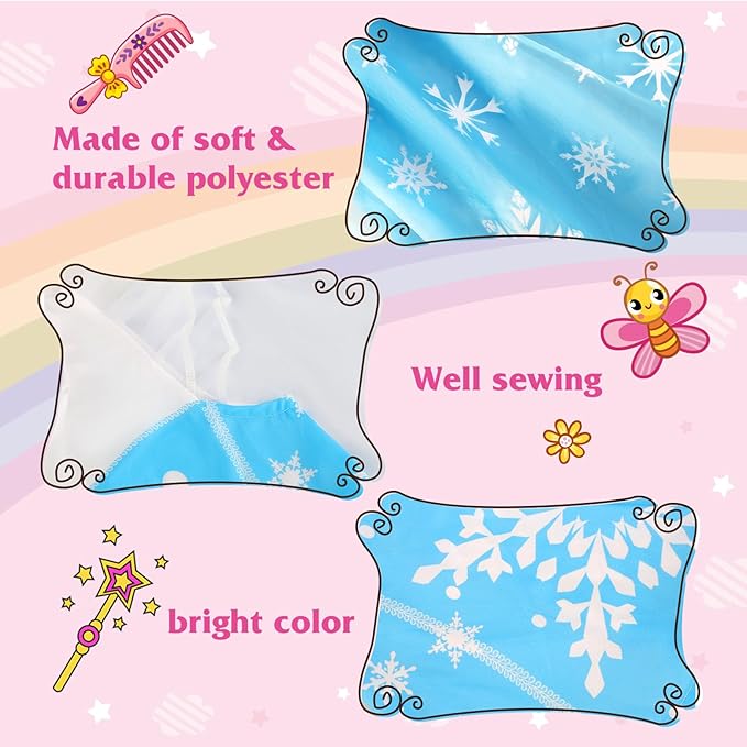 Princess Dress Up for Girls 4-6, Dress Up Clothes for Little Girls 3t-4t