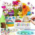 Doiaz Paint & Plant Flower Growing Gardening Kit with 3 Pots for Kidz - Halloween Gifts for Girlz & Boyz Agez 5, 6, 7, 8, 9, 10, 11 & 12 Yearz Old Girlz