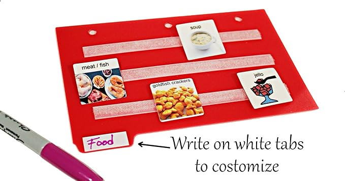 Smile4autism Small 5x8” Tools Perfect to Keep Your Loose Visual Picture Cards Organized. Autism, ABA, ADHD, Language & Apraxia Aspergers