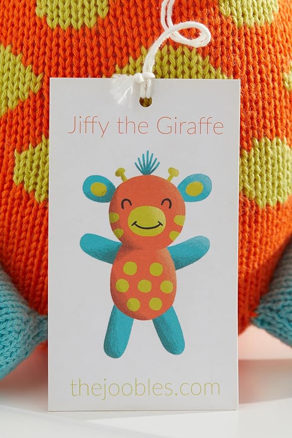 Fair Trade Organic Stuffed Animal - Jiffy The Giraffe
