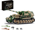 Elefant Tank Destroyer Building Set for Adults-Compatible with Lego Military, Collectible Army Model, Gift Ideal for Military Enthusiasts (826 PCS)