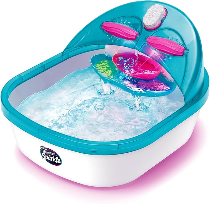 Shimmer ‘n Sparkle 6-in-1 Real Massaging Foot Spa for Kids