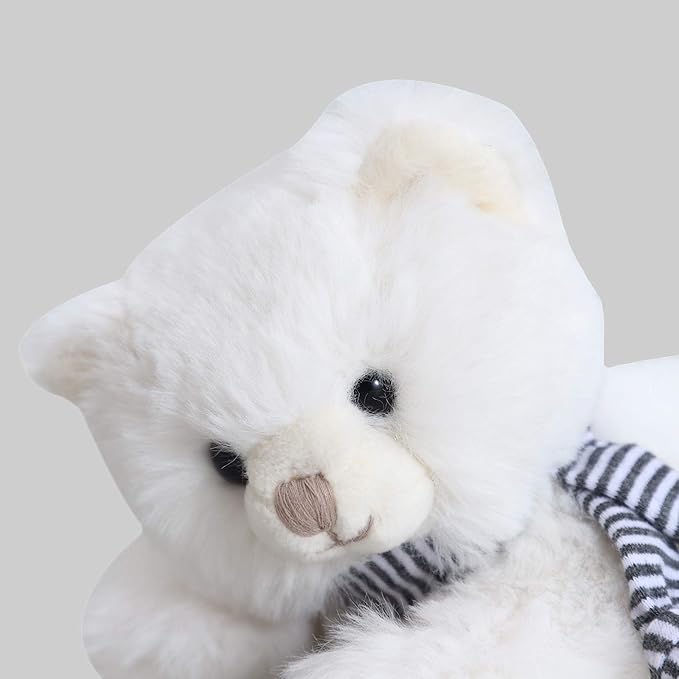 Dilly dudu White Cat/Kitten Stuffed Animal Plush Toy Best Gifts 8-Inch
