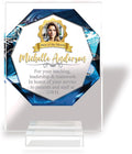 Custom Engraved Acrylic Employee Recognition Award – Personalized Appreciation Trophy for Corporate Excellence – Desk Display Plaque with Free Customization (Style #3)