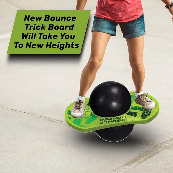 New Bounce Pogo Ball for Kids – Trick Pogo Board for 7, 8, 9, 10 Year Old Boys, Outdoor Birthday Gifts - Pogo Balance Bounce Ball