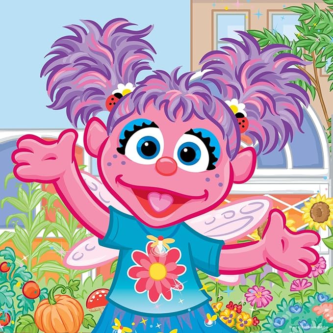 Sesame Street Abby 25pc Puzzle - Jigsaw Puzzle with Vibrant Artwork and Durable Pieces - Fun Family Activity, Brain Challenge, and Educational Entertainment for Kids, Teens, and Adults