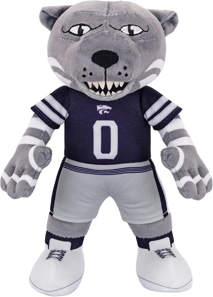 Bleacher Creatures Kansas State Willie The Wildcat 10" Mascot Plush Figure - A Mascot for Play or Display