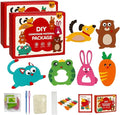 TwiggleStuff Sewing Kits for Kids, Doll Sewing Toys, 6Pcs Easy DIY Sewing Kit for Girls and Boys (2 Sets)