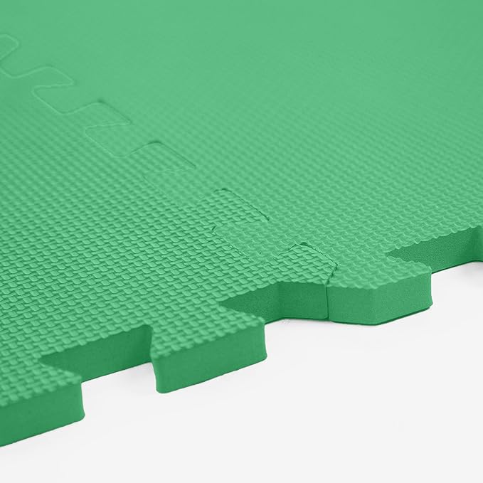 Flooring Inc's 1/2" Soft Non-Toxic Baby Play Mat, Toddler Playmat, Colorful Puzzle PlayMat, Floor Mats for Kids & Babies, EVA Foam Interlocking Tiles for Nursery & Playroom | Blue, 12 Tiles, 48 Sq/Ft