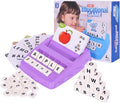Matching Letter Games for Kids Ages 4-8,Learning & Education Toys for Preschool Boys Girls Spelling/Reading/Math Learning/Word Recognition,Birthday Gifts Educational Toys for Kindergarten Kids, Purple