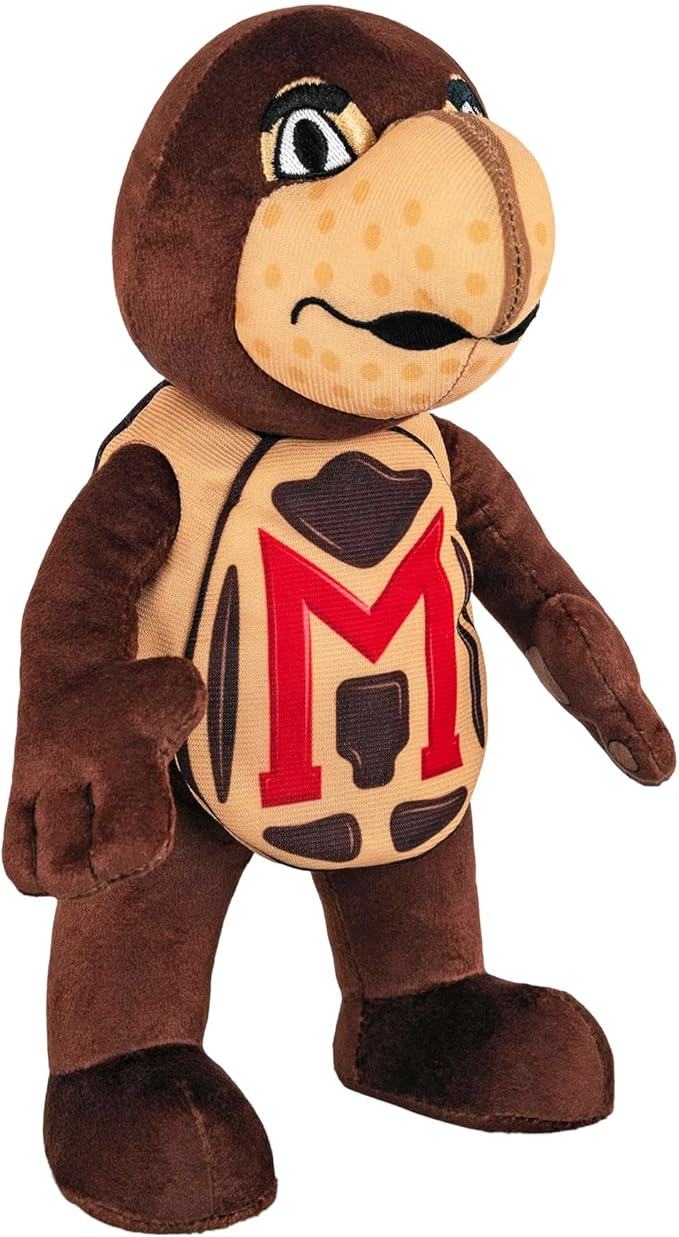 Bleacher Creatures Maryland Terrapins Testudo 10" Mascot Plush Figure - A Mascot for Play or Display