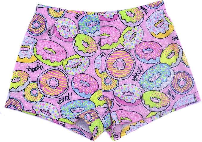 Aosva Little Big Girls' Sparkle Dance Tumbling Athletic Gymnastics Short 2-14Years