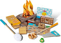 Melissa & Doug Let's Explore Campfire S’mores Set with Toy food & Kids Play Kitchen Accessories, Preschool Learning Toys for Girls & Boys 3+