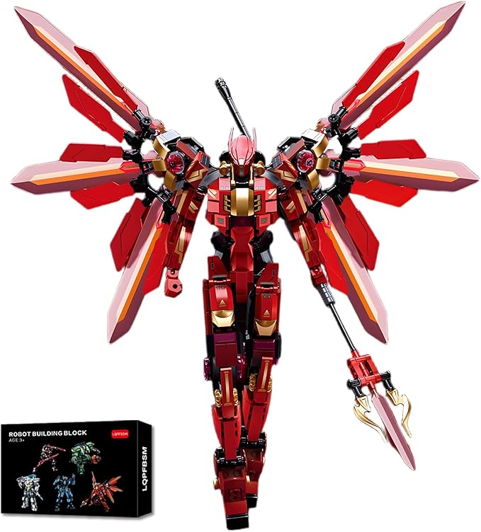 Transforming Mech Robot Building Block Sets,Destroy Warrior City Action Mechs Model Kit Toys Gift for Adults and Kids Boys 6 7 8 10+ 511 Pieces