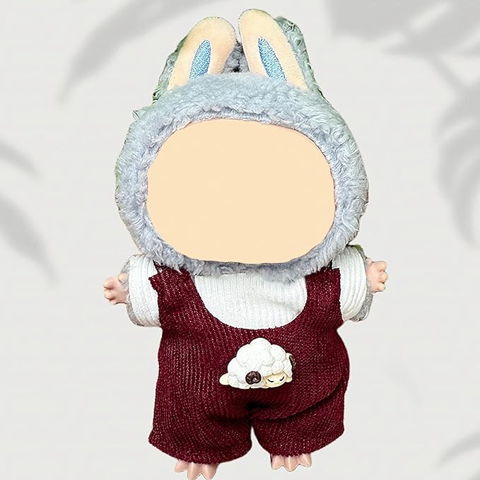 4 Pack—17cm Doll Clothes,Premium Doll Outfit with Accessories,Doll Princess Skirt,Cute Clothes Outfit for 17cm Dolls,End Dolls Fashion Clothing Set(No Dolls and Shoes) (Set 4)