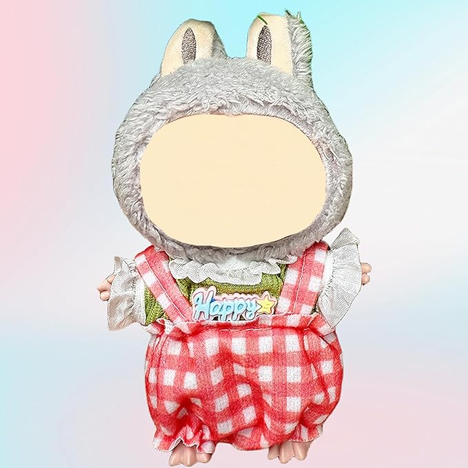 4 Pack—17cm Doll Clothes,Premium Doll Outfit with Accessories,Doll Princess Skirt,Cute Clothes Outfit for 17cm Dolls,End Dolls Fashion Clothing Set(No Dolls and Shoes) (Set M)