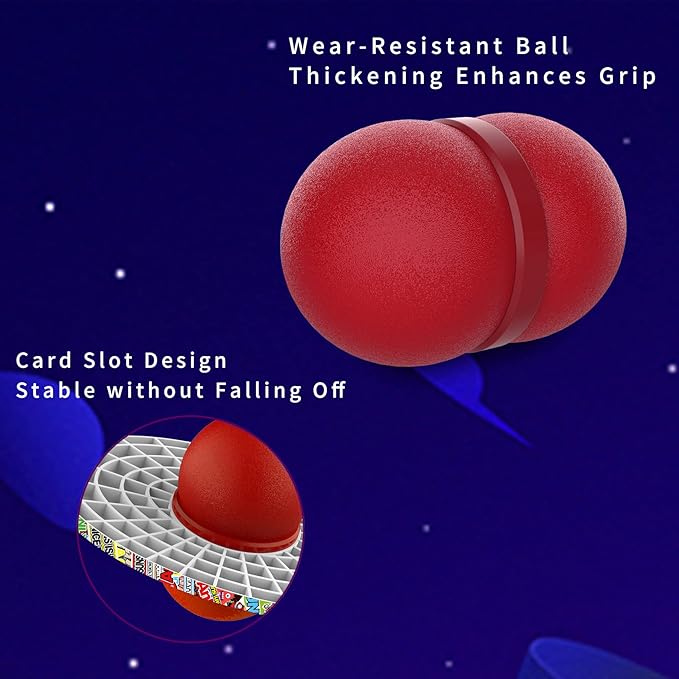 Pogo Ball for Kids & Adults Up to 200lb, Balance Coordination Trick Bounce Board Pop Ball Cool Fun Challenge Indoor Outdoor Toys Pogo Jumper Birthday Gifts for Boys Girls Halloween
