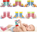 BLOOBLOOMAX Sock rattles for Babies 0-24 Months Baby Animal Foot Finder Educational Toys
