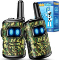 Toys for 3-8 Year Old Boys: comedyfun Mini Robots Walkies Talkies 2 Pack Christmas Birthday Gifts for 3 4 5 6 7 8 Year Old Boys Grandkids Toys Age 5 6 7 8 Stocking Stuffers Hiking Camping