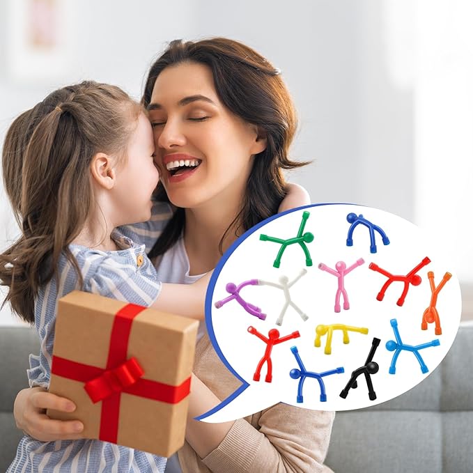 24Pcs Magnetic-People-Magnet-Men, Magnetic Travel Toys for Kids, Creative, Portable and Educational, Funny Magnets for Kids, Small Toys for Classroom Prizes, Easter Egg Stuffers, Office