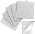 Classic Baseplates, Peel and Stick Base Plates for Building Bricks, Compatible with Major Brands, Self-Adhersive Base for Bricks 10" x 10", 6 Pack Grey…