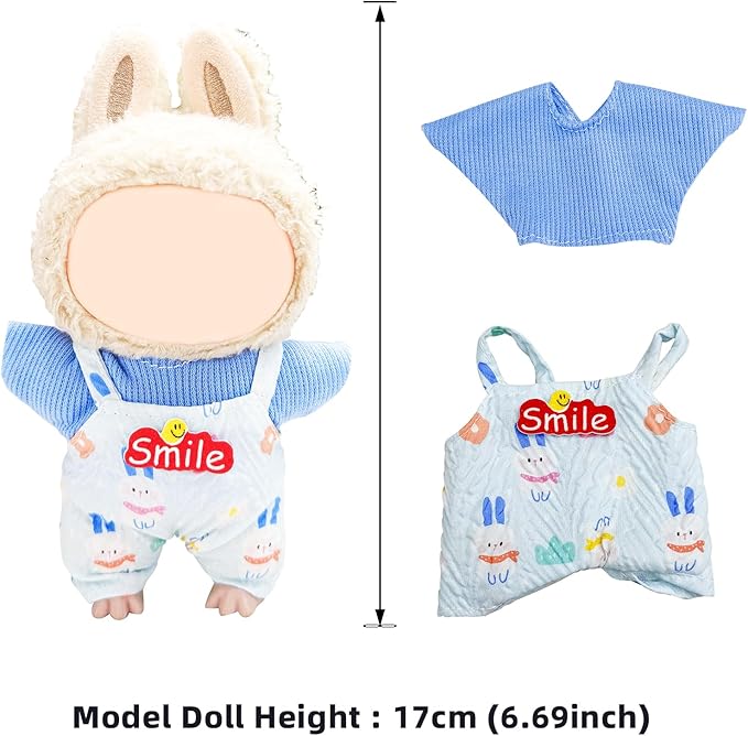 4 Pack—17 cm Doll Clothes Clothes for Doll Cute Accessories for Fashion Dolls Clothing Girl Chic Style Set Elegant Dress Accessories(No Dolls and Shoes) (Set 8)