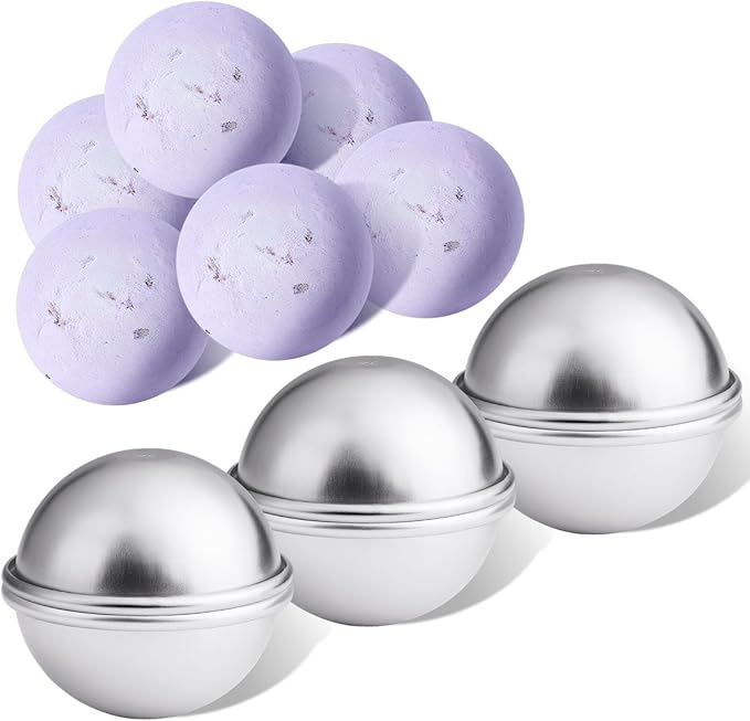 40PCS- Bath Bomb Mold Kit, 20 Set Soap Mold & Bath Bombs Press for DIY Making Supplies