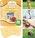 50 Noun Flash Cards, Fun Vocabulary Builder Educational Learning Photo Cards for Kids, Homeschool, Adults, Seniors, Speech Therapy, ESL, Autism, Dementia, Aphasia, SLP, ABA, and Occupational Therapy