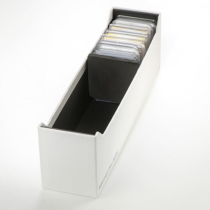LIGHTHOUSE - Storage Box SL 25 for 25 Coin Slabs Including PCGS, NGC, ANACS with INTERCEPT TECHNOLOGY Corrosion Protection (12 1/2" x 3" x 3 3/4")