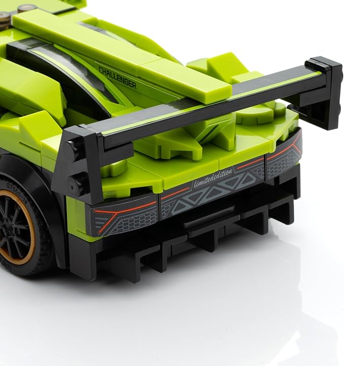 Block Builder Lambo Racing Car Building Block Set (348 Pieces). Racing Car Building Blocks for Kids and Adults