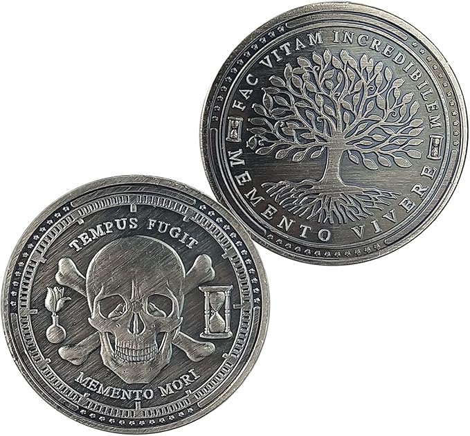 AtSKnSK Memento Mori Memento Vivere Coin