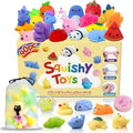 40 Pack Mini Kawaii Animal Squishy Toys, Party Favors for Kids Adults Fidget Toys Stress Relief Treasure Box for Classroom Prizes Bingo Goodie Bags Fillers Birthday Gifts Christmas Stockings