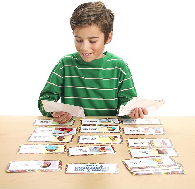 Really Good Stuff When I Am Frustrated Card Set for The Classroom or at Home Kids Activity - Grade K-3 - Help Kids Identify Emotions with Techniques on How to Manage Feelings and Emotions