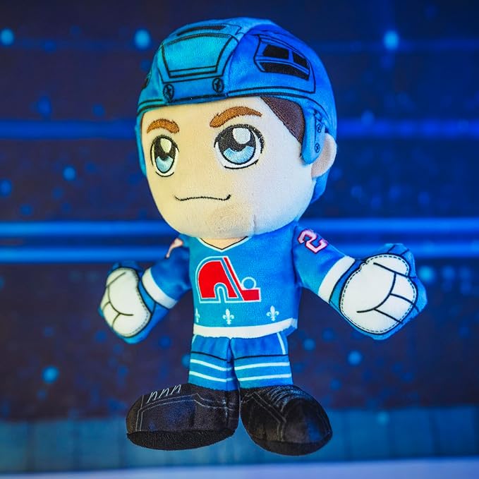 Bleacher Creatures Quebec Nordiques Peter Forsberg 8" NHL Kuricha Sitting Plush - Soft Chibi Inspired NHL Superstar