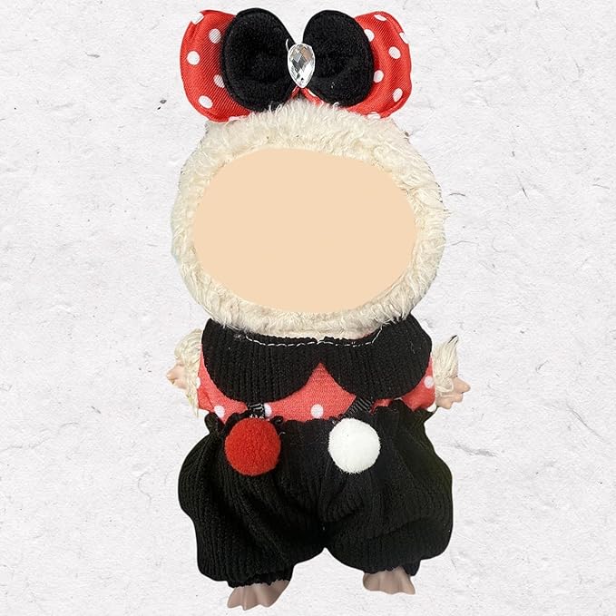 4 Pack—17cm Doll Clothes,Premium Doll Outfit with Accessories,Doll Princess Skirt,Cute Clothes Outfit for 17cm Dolls,End Dolls Fashion Clothing Set(No Dolls and Shoes) (Set T)