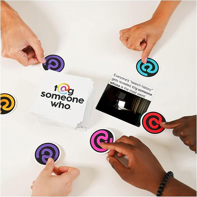 Spin Master Games, Tag Someone Who, The Viral Hit Adult Card Game, Bachelorette Party Activity, Meme Party Game, 3-8 Players, for Ages 18 & Up
