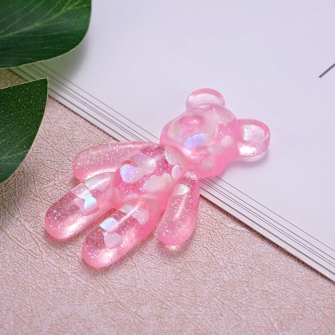 Pocket Bear Hug - Anxiety & Stress Relief Gift, Autism Fidget Toy, Comforting Back to School Gift for Son or Daughter - Pink