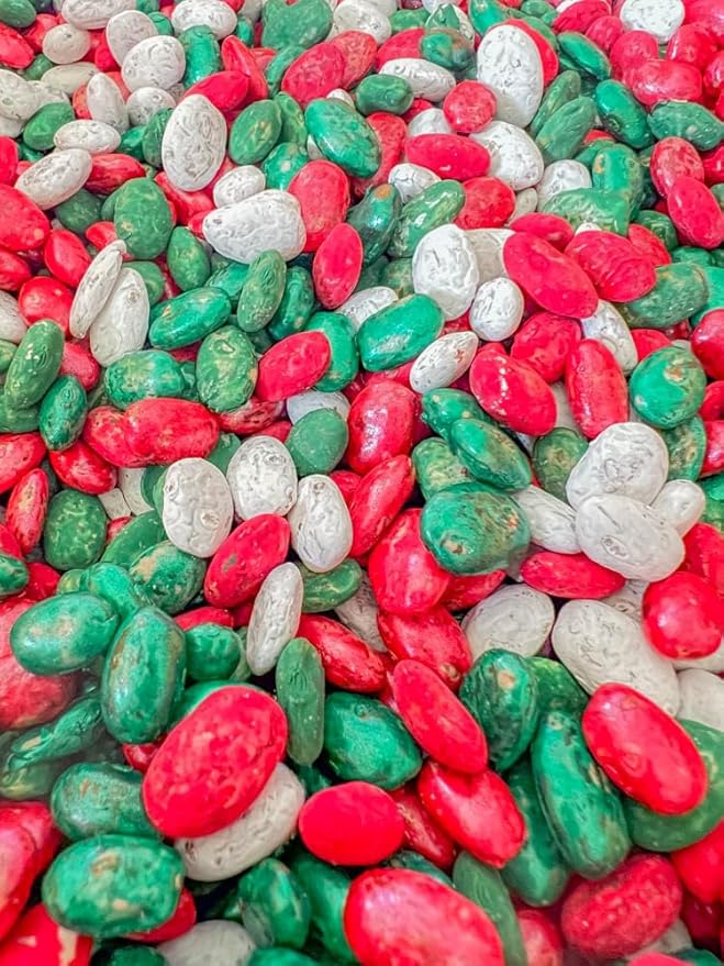 Colorful Sensory Bin Filler Themed and Seasonal Beans (Christmas, 4 Cups)
