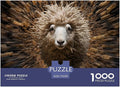 Sheep Thickened Wooden Jigsaw Puzzles for Adults Fun 1000 Pieces 3D Animal Education Game Toy Intellectual Game Stress Relief Toy Decoration Relaxation and Intelligence 1000pcs (75x50cm)