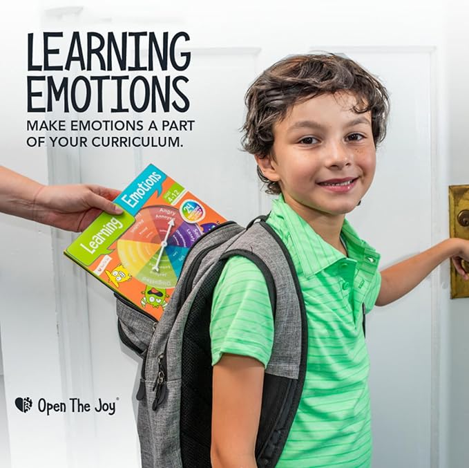 Open The Joy Learning Emotions Toolkit: Explore Emotions with a Unique and Engaging Sticker Game for Children - Ages 5 Years & up