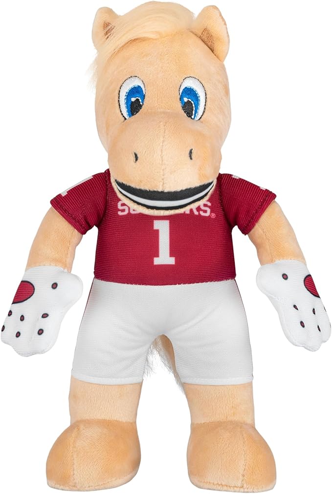 Bleacher Creatures Oklahoma Sooners Boomer 10" Mascot Plush Figures - A Mascot for Play or Display
