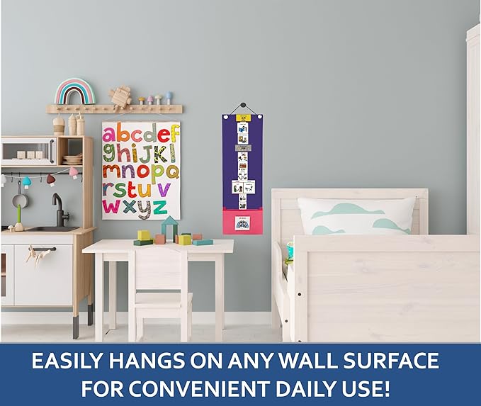 Visual Schedule for Kids – 133 Durable Plastic Picture Cards with Soft Loop Coins | Daily Routine & Chore Reward Chart for Home, School, Autism, ADHD & Special Needs Behavior Support