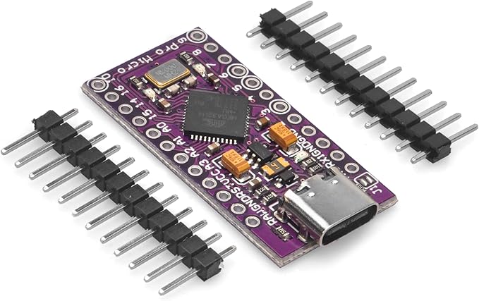 1x Pro Micro Board 5V/16MHz Module Board Type C Port for Arduino Leonardo
